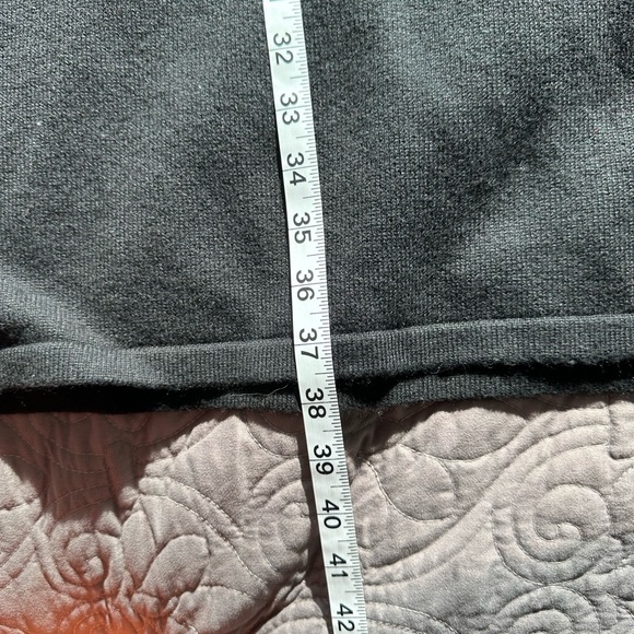 Talbots Fair Isle Black Mock Neck Sweater Dress - Picture 5 of 8